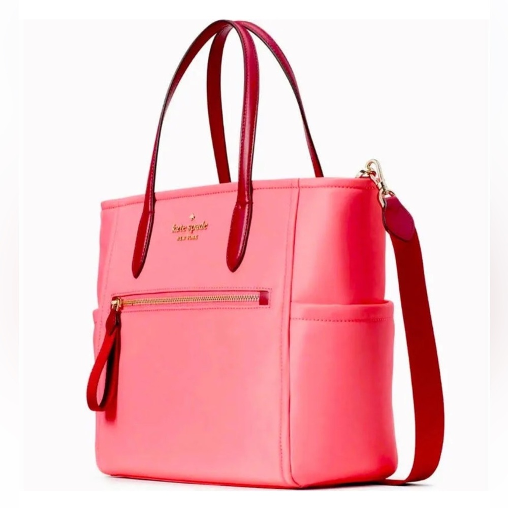 NEW- Kate Spade CHELSEA Nylon Handbag in Deep Dahlia